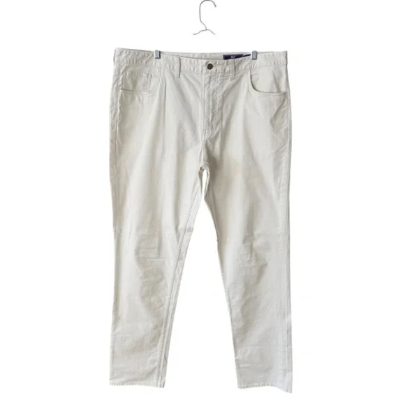 Vineyard Vines Chino Slim Pant Size 40x34 Stone-Khaki Nautical Preppy Casual - Picture 2 of 8